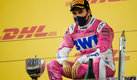 Checo Pérez ganó su primer Gran Premio de Fórmula 1 en el 2020 en Sakhir. (Mexsport)
