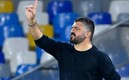Gattuso da indicaciones a sus pupilos del Napoli. FOTO: AFP.