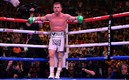 Saúl Álvarez vs Jacobs en Las Vegas por los títulos de peso medio del CMB, AMB y FIB. Foto: Imago7.