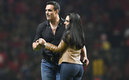 Alberto del Río y Reyna Quintero se comprometieron en un juego del Toluca. (Foto: Imago7)