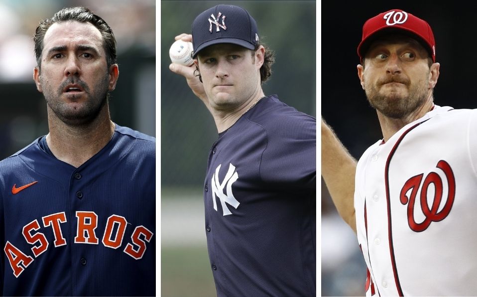 El demandante presentó como prueba un mensaje de Gerrit Cole. (Fotos: AP)