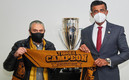 El Inge Rodríguez recibió este sábado a Mohammed Alkuri, Embajador de Qatar en México. (FOTO: TigresOficial)