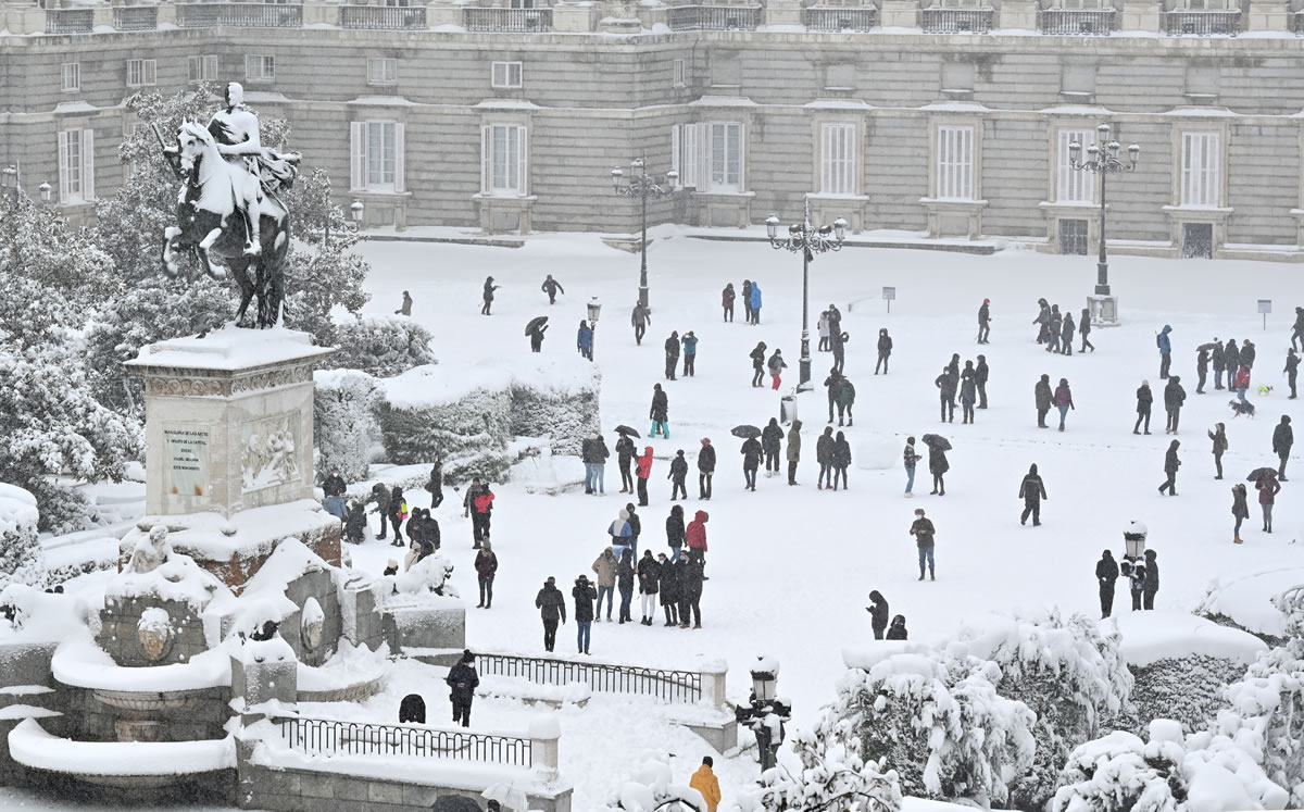 Las principales plazas de Madrid. (AFP)