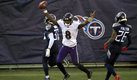 Lamar Jackson ganó su primer partido en Postemporada en la NFL. (AFP)