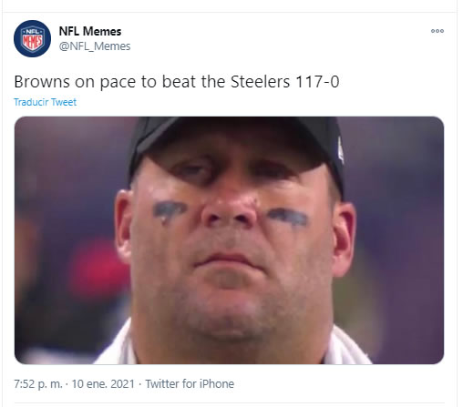 Memes Steelers vs Browns; eliminación ridícula de Pittsburgh en NFL