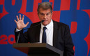 Laporta se lanzó como candidato a las elecciones del Barcelona. (FOTO: EFE)