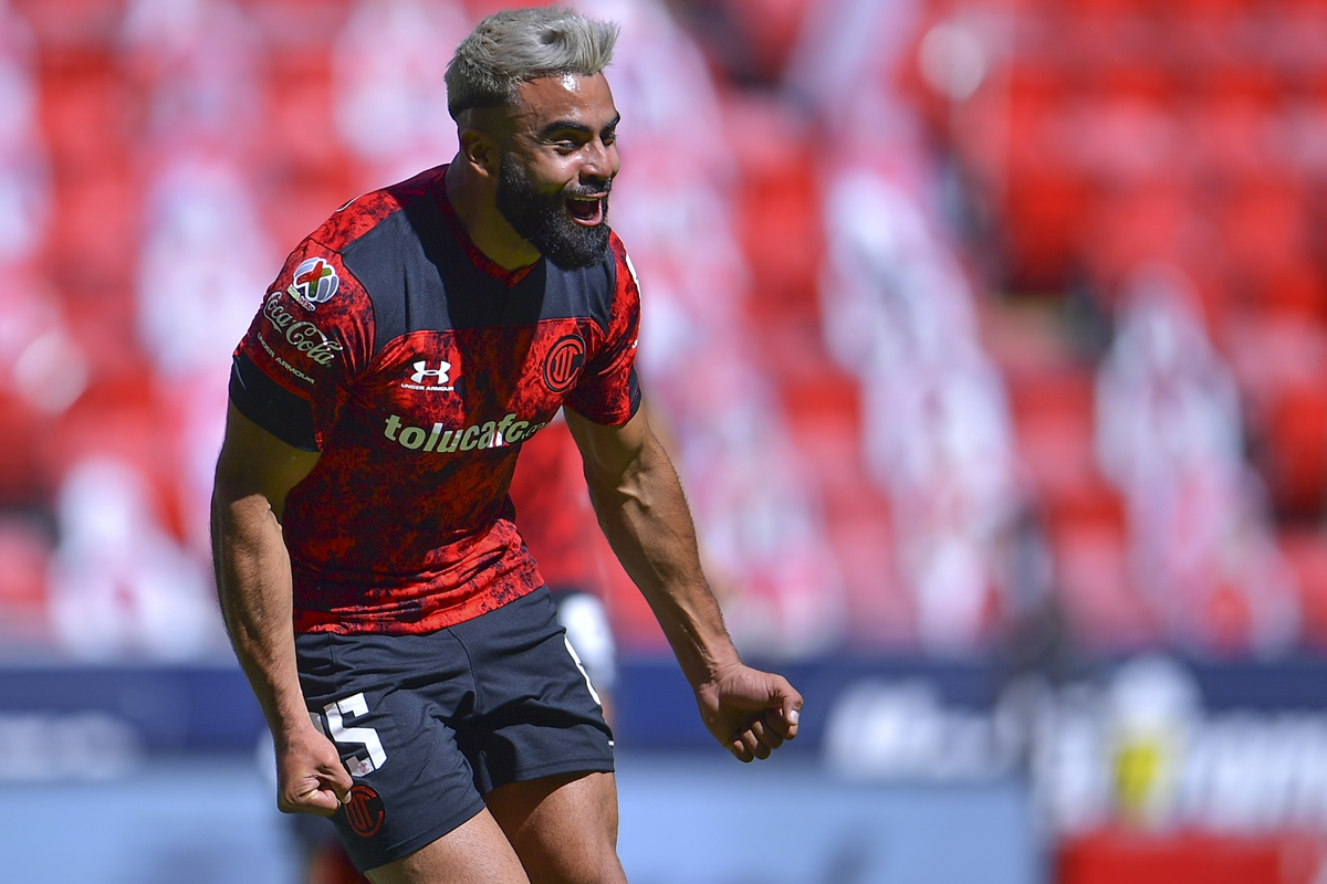Pedro Canelo marcó en el triunfo de Toluca. (Mexsport)