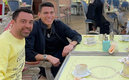 Moreno y Xavi.
