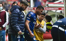 El jugador de San Luis salió afectado del campo (Imago7)