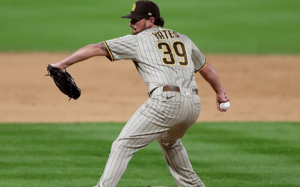 Yates llegó al bullpen de los Padres en 2017. (Foto: MLB.com)