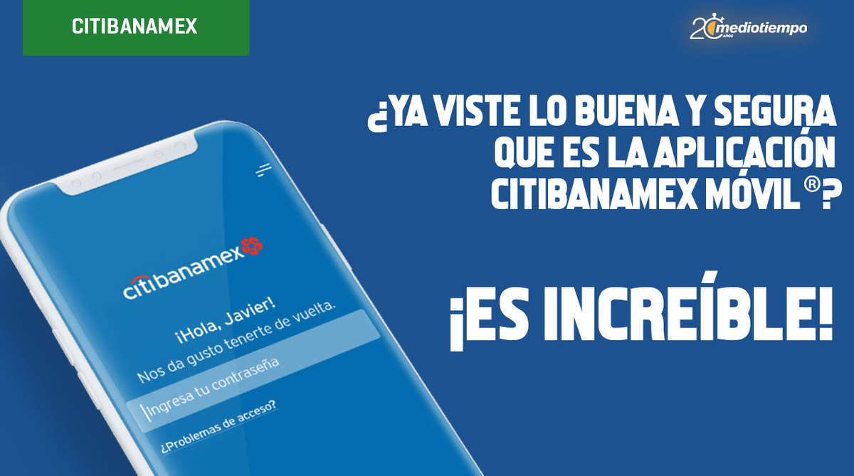 Desconfías de algunas transacciones en línea, en la App Citibanamex Móvil®️ puedes confiar. Entérate por qué.