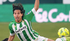 Diego Lainez jugó su primer partido completo de Liga con Betis. (AFP)