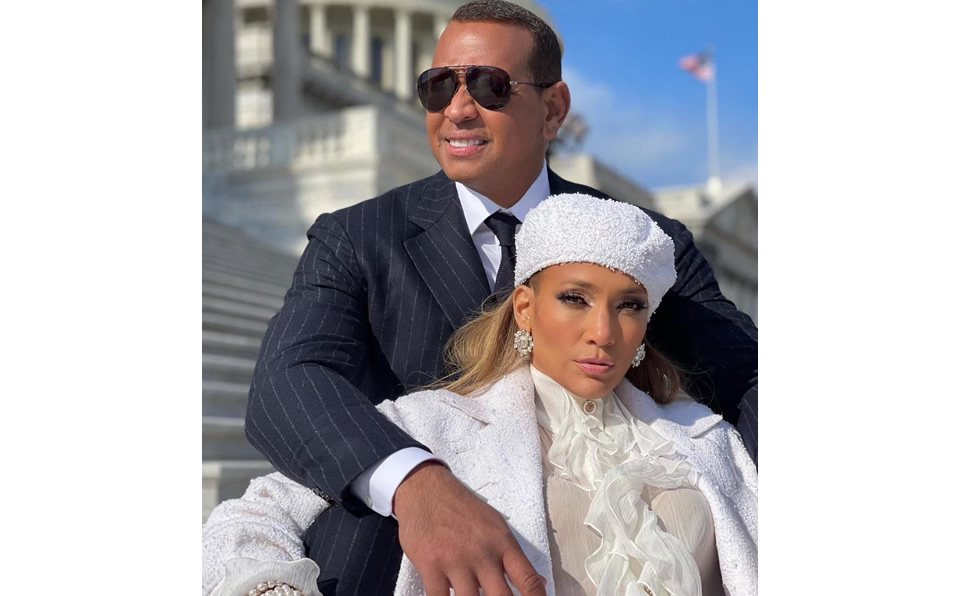 Jennifer López y Alex Rodríguez en la vida pública
