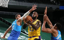 LeBron se lució ante un equipo contendiente al título (Cortesía Los Angeles Lakers)