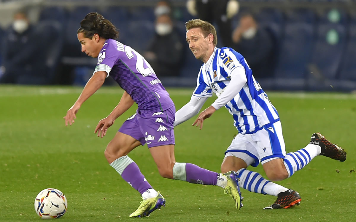 Real Sociedad vs Betis 2-2 resumen, Guardado y Lainez fueron titulares