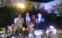 Soto Grave festejó a lo grande ya inmunizado contra la enfermedad.  Alegó ser médico y que por eso la recibió. Foto: Facebook