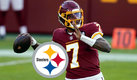 Dwayne Haskins llega a Pittsburgh ante la incertidumbre con Roethlisberger. (AP)