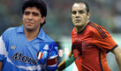 Cuauhtémoc Blanco con Diego Maradona y Braulio Luna en un centro nocturno. (Mexsport | Footy Renders)