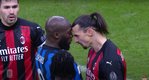 Zlatan y Lukaku casi se van a los golpes en el Milan vs Inter