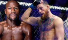 Conor McGregor y Floyd Mayweather (AP)