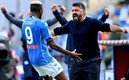 Gattuso seguirá como DT del Napoli Foto: AFP