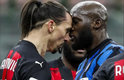 Zlatan y Lukaku encendieron el derbi entre Inter y Milan este martes (
