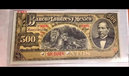 El billete de 500 pesos es del año 1913 y muestra a Benito Juárez. (Mercado Libre)