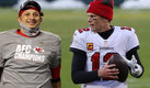 Tom Brady y Patrick Mahomes jugarán el Super Bowl LV este 7 de febrero. (AFP)