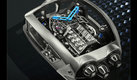 Este es el reloj que contiene una réplica funcional del motor Bugatti. (Imagen: Jacob&Co)
