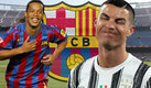 Barcelona pagó 24mde por Ronaldinho y eso los dejó sin dinero para Cristiano. (Footy Renders)