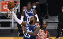 Los Lakers derrotaron a otro contendiente (AFP)