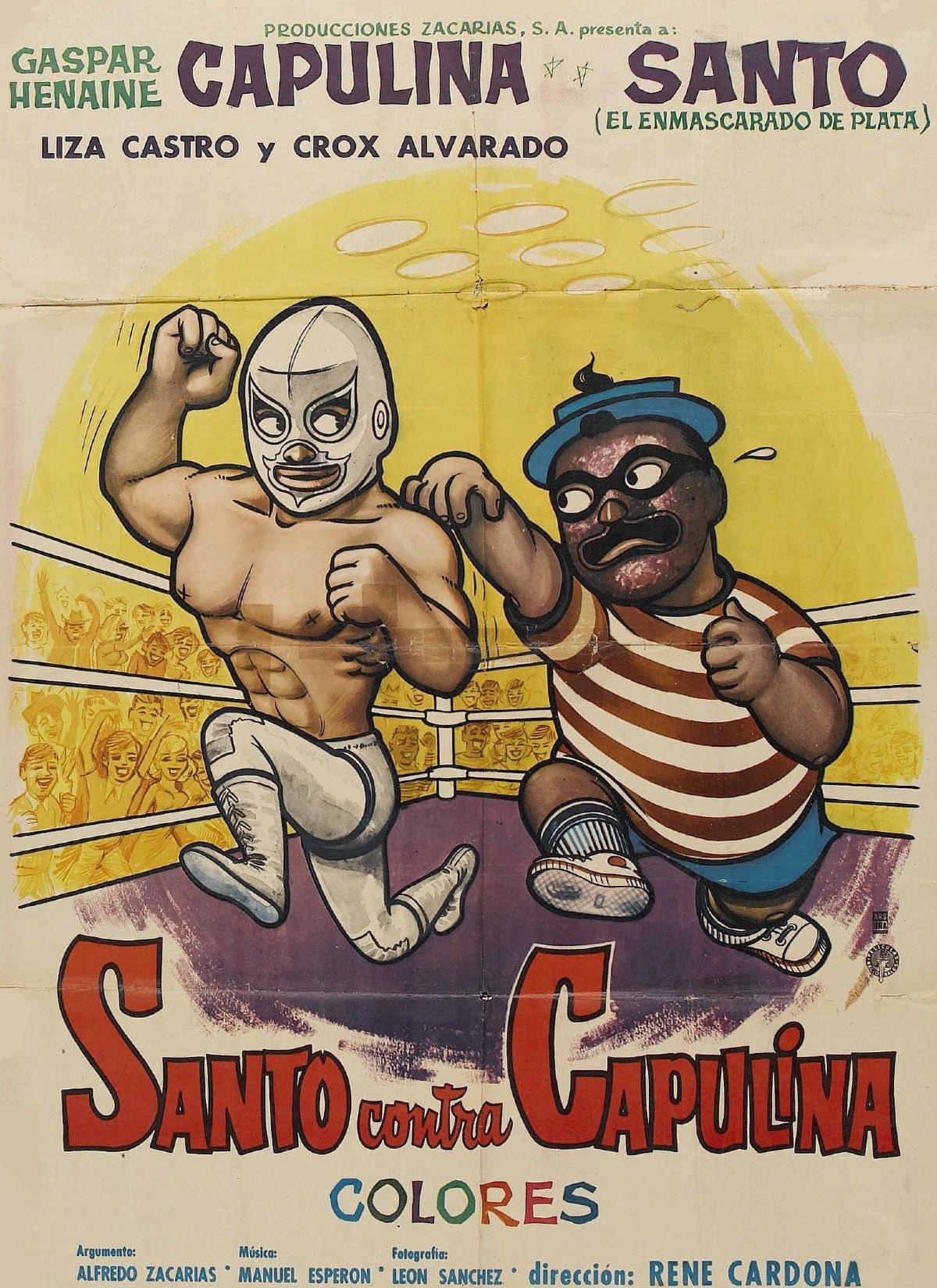 Santo contra Capulina (1969) | Dos leyendas se juntaron para dar una obra maestra, donde la comedia no podía faltar.