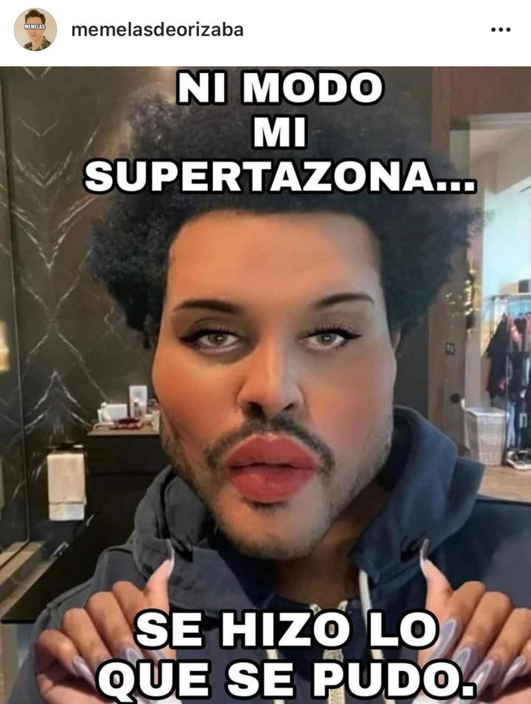 The Weeknd es el cliente de los memes por el show de medio tiempo del Super Bowl.
