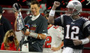Tom Brady ganó seis de sus siete Super Bowl con Patriots. (AFP)