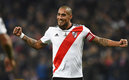 Jonatan Maidana dejó a River después de ganar la Final de Libertadores en Madrid (AFP)