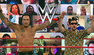 Bad Bunny nuevamente estuvo como acompañante de Damian Priest. (WWE)