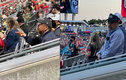 Carlos Aranza fue captado en las gradas del estadio de Tampa Bay en el Super Bowl