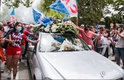 Decenas de personas le dieron el último adiós al Morro García