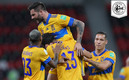 Los felinos están a un paso de alcanzar la gloria en el Mundialito. FOTO: AFP.