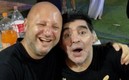 Diego y su amigo Mariano en una de las últimas veces que pudieron reunirse. Foto: Diario Olé