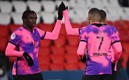El equipo parisino lució un uniforme sumamente peculiar para su juego de este sábado. Foto: AFP