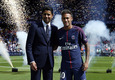 Nasser al-Khelaïfi en la presentación de Neymar. (Foto: PSG_inside)