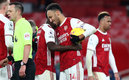 Aubameyang se llevó el balón a casa (AFP)