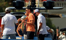 Tom Brady lanzó el Vince Lombardi de yate a yate. (Foto: AFP)