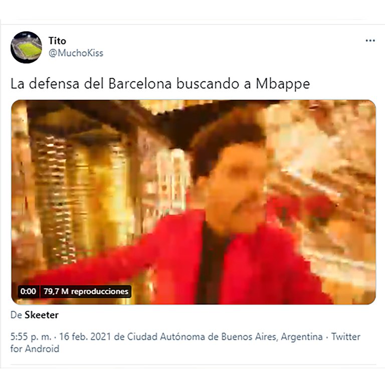 La defensa de los Blaugranas, igual de "norteada" que The Weeknd.