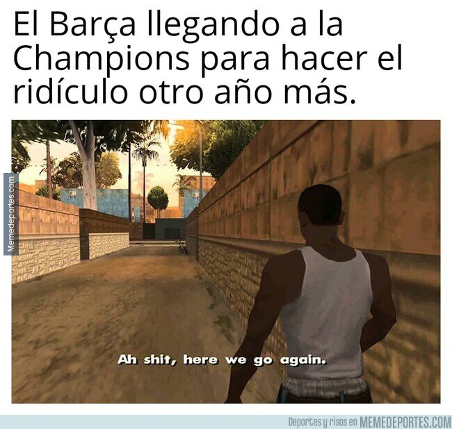 Mismo escenario, mismo ridículo de los Blaugranas.