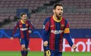 Messi festejó su tanto ante el PSG. FOTO: AFP.