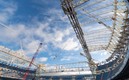 El nuevo Santiago Bernabéu va muy avanzado en sus obras. (Foto: @RealMadrid)
