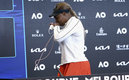 Serena Williams salió en lágrimas tras eliminación en Australia. (Foto: AFP)