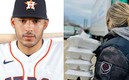 Atletas apoyaron a damnificados en Texas. (Foto: AFP, Instagram: @correa_family_foundation)